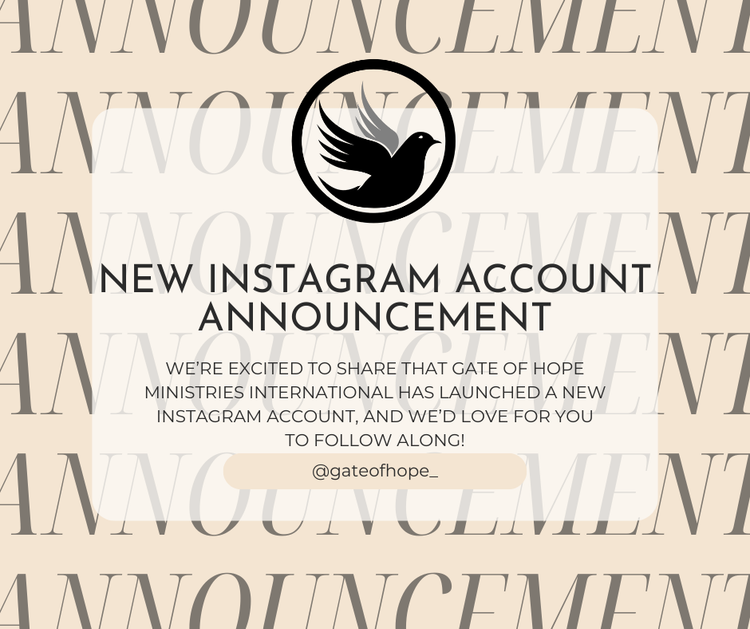 Follow the Journey: Gate of Hope Is Growing Online