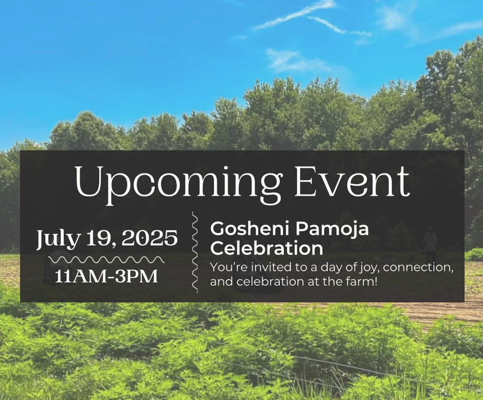 Together at the Farm: Gosheni Pamoja Celebration Is Almost Here