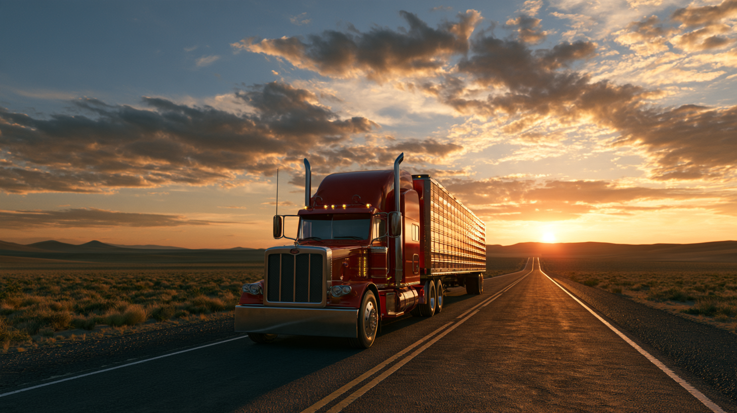 Red diesel trucks