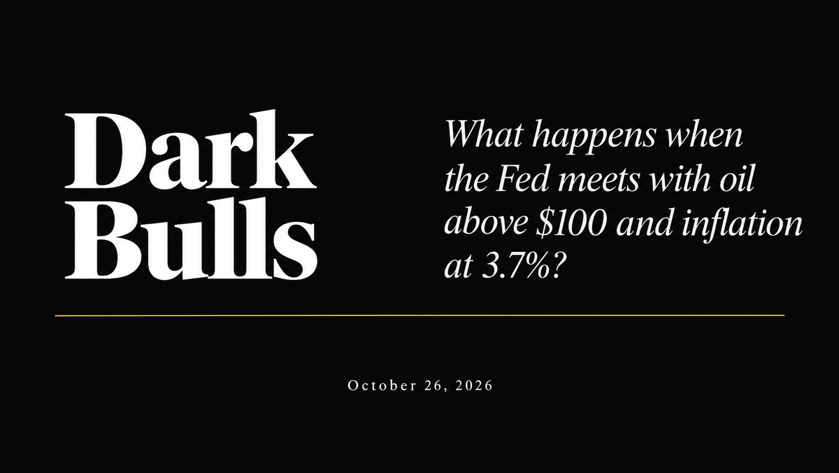 What happens when the Fed meets with oil above $100 and inflation at 3.7%