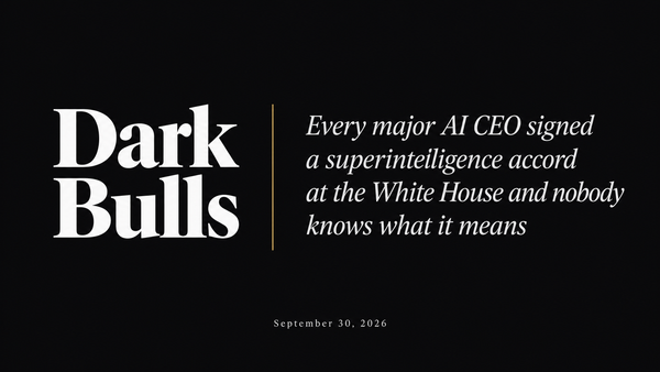 Every major AI CEO signed a superintelligence accord at the White House and nobody knows what it means