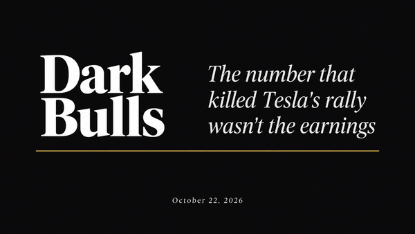 The number that killed Tesla's rally wasn't the earnings