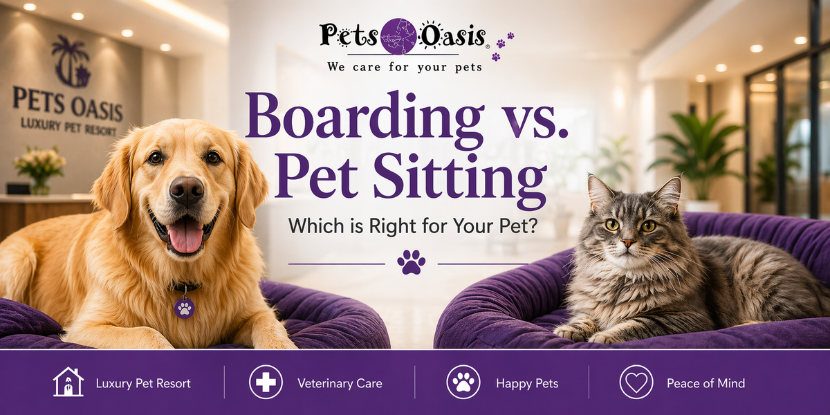 Boarding vs. Pet Sitting: Choosing the Right Care for Your Pet in Dubai