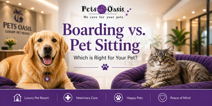 Boarding vs. Pet Sitting: Choosing the Right Care for Your Pet in Dubai