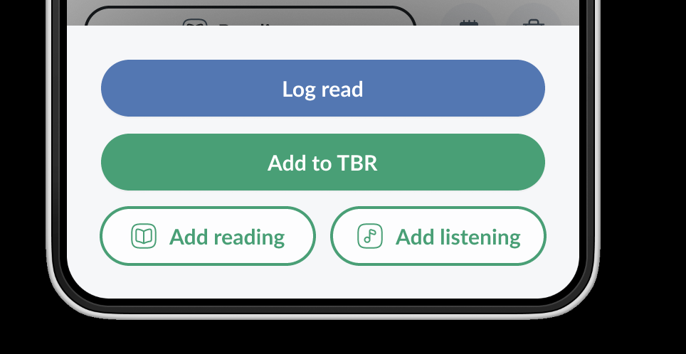 Add a mobile web page so you can log your reading, add what you are reading/listening to now, and add to your TBR (full mobile app coming later).