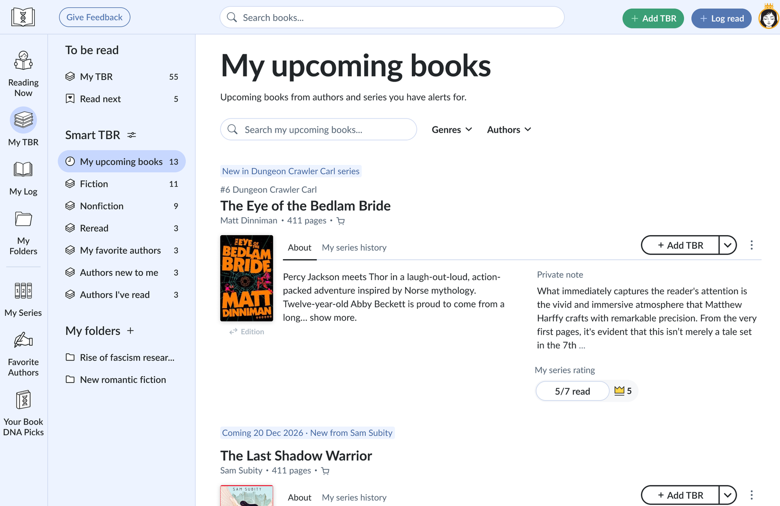 Upcoming books by your favorite authors