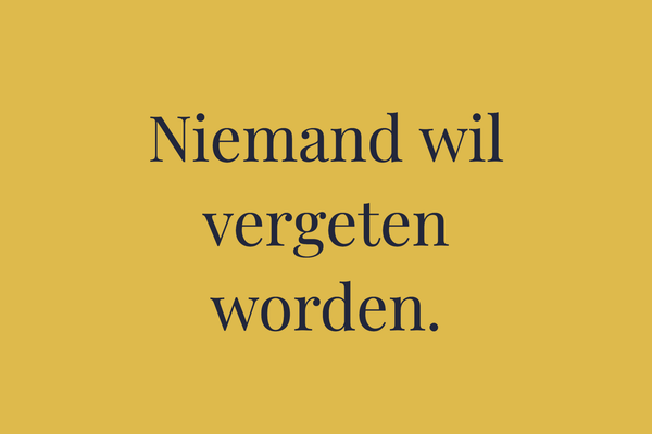 Mensen veranderen niet zo snel