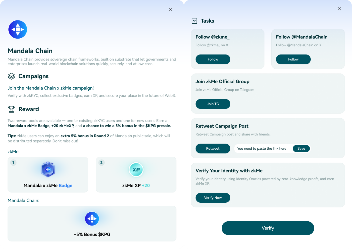 mandala_chain_zkme_campaign_page