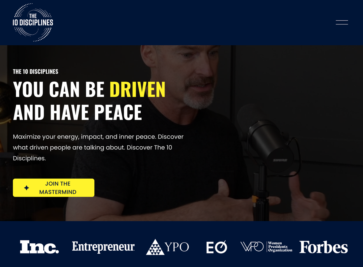 The 10 Disciplines for entrepreneurs, explored by Perth EOS Implementer Sam Keats
