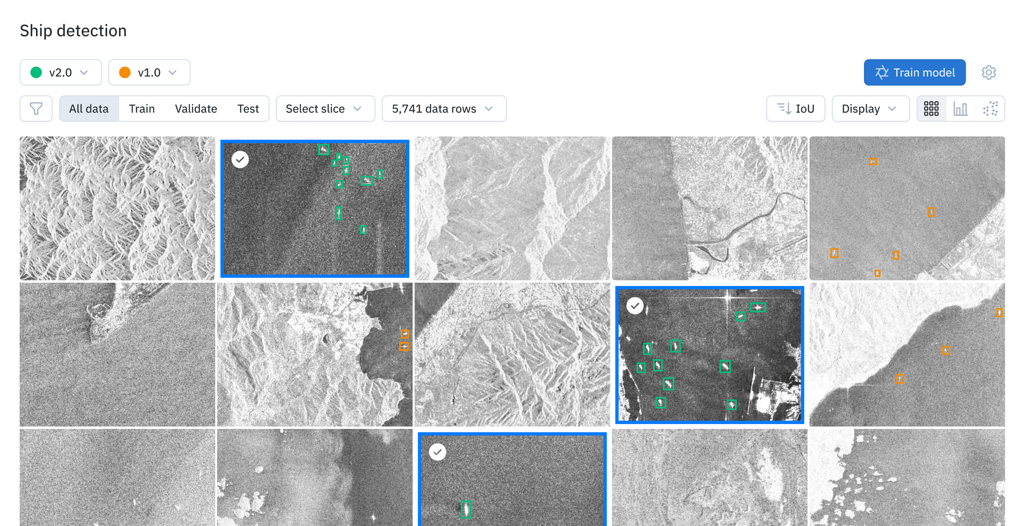 Training a model from your labeled data in just one click