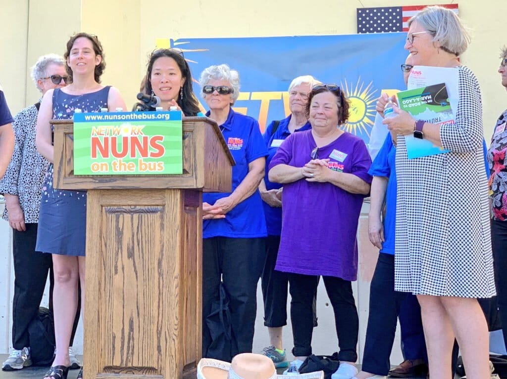 Nuns on the Bus Tour Stop