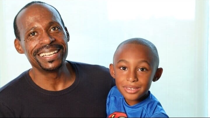 Rico Winston and his son Israel