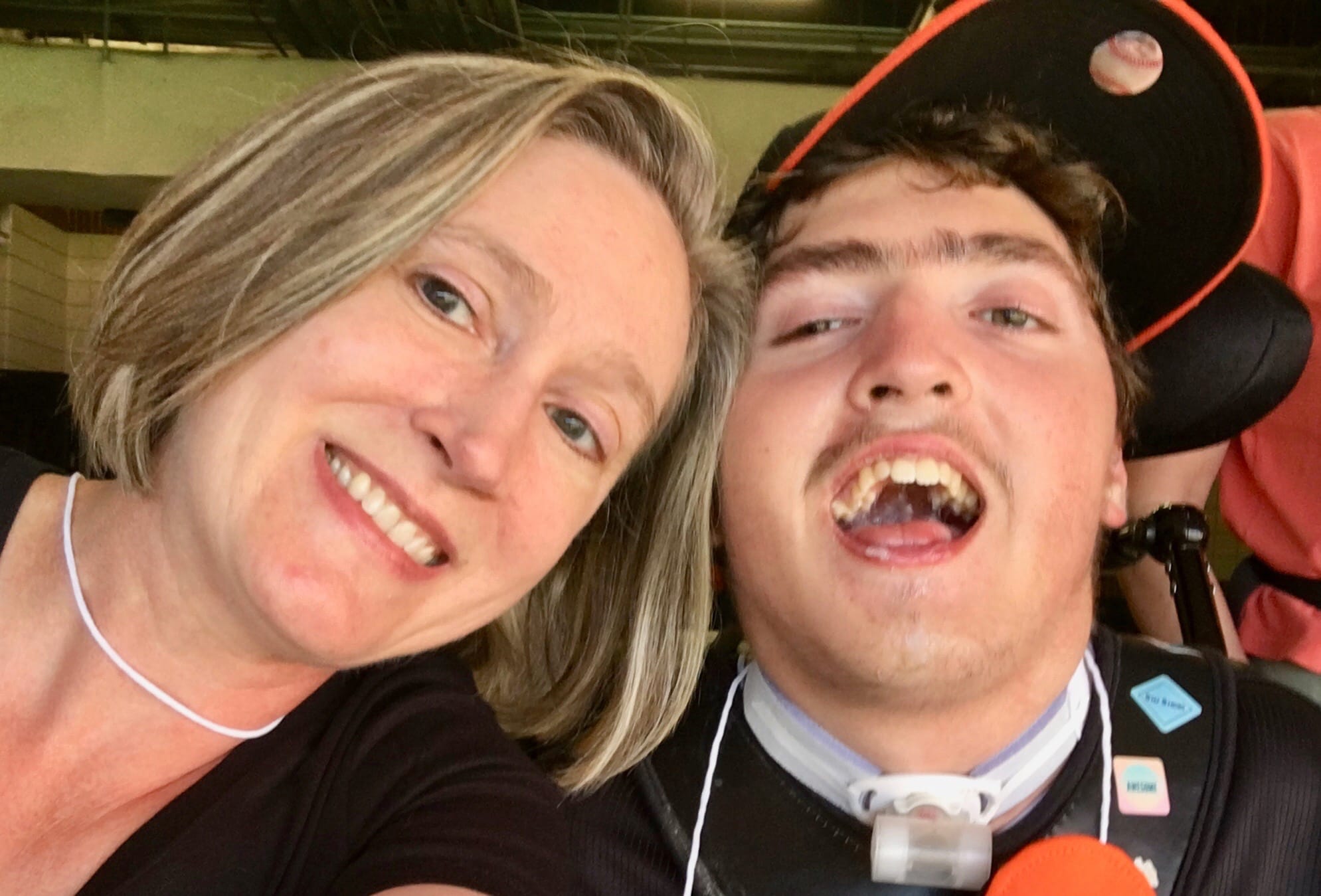 The author Jeneva and her son, Robert.