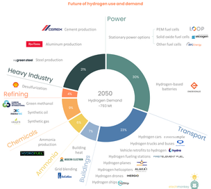 Future hydrogen uses and demand