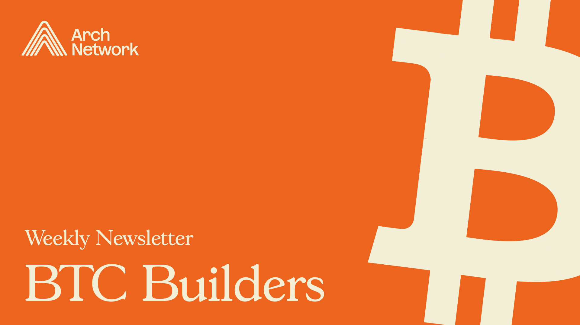 BTC Builders XIII: BTC is the Ultimate RWA