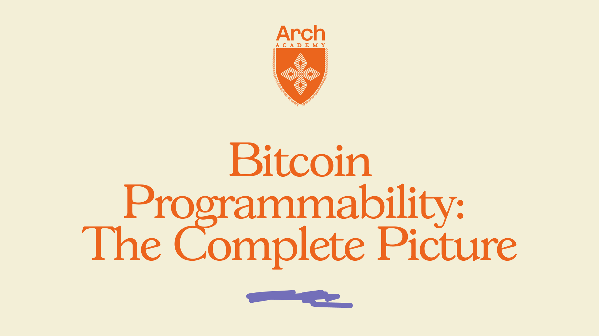 Bitcoin Programmability: The Complete Picture