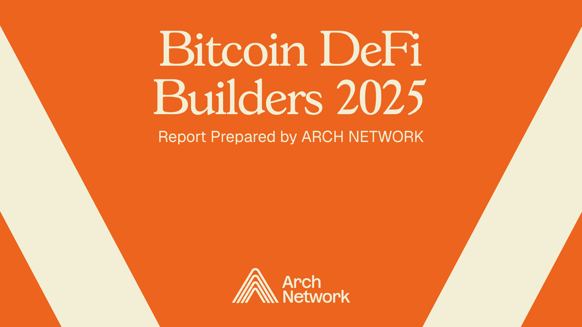 The BTC DeFi Surge: Arch Releases Landmark Survey of 125+ Top Builders