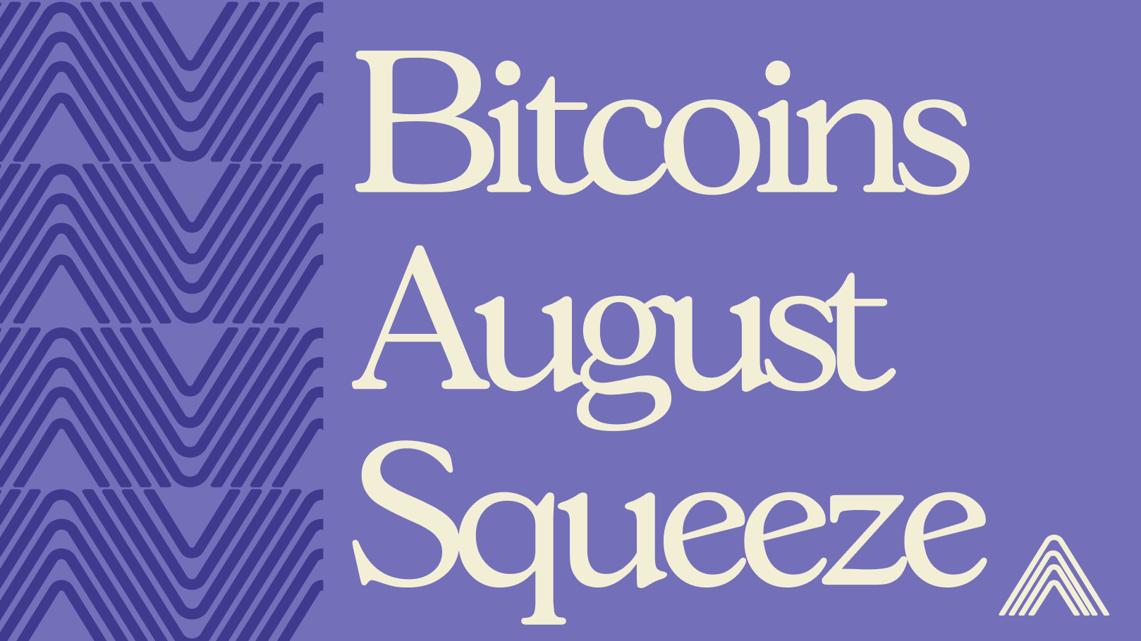 Bitcoin's August Squeeze: What Changed Hands