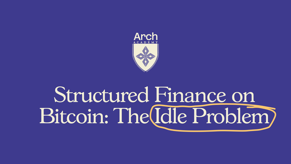 How Arch Solves the Idle Problem for Structured Finance on Bitcoin