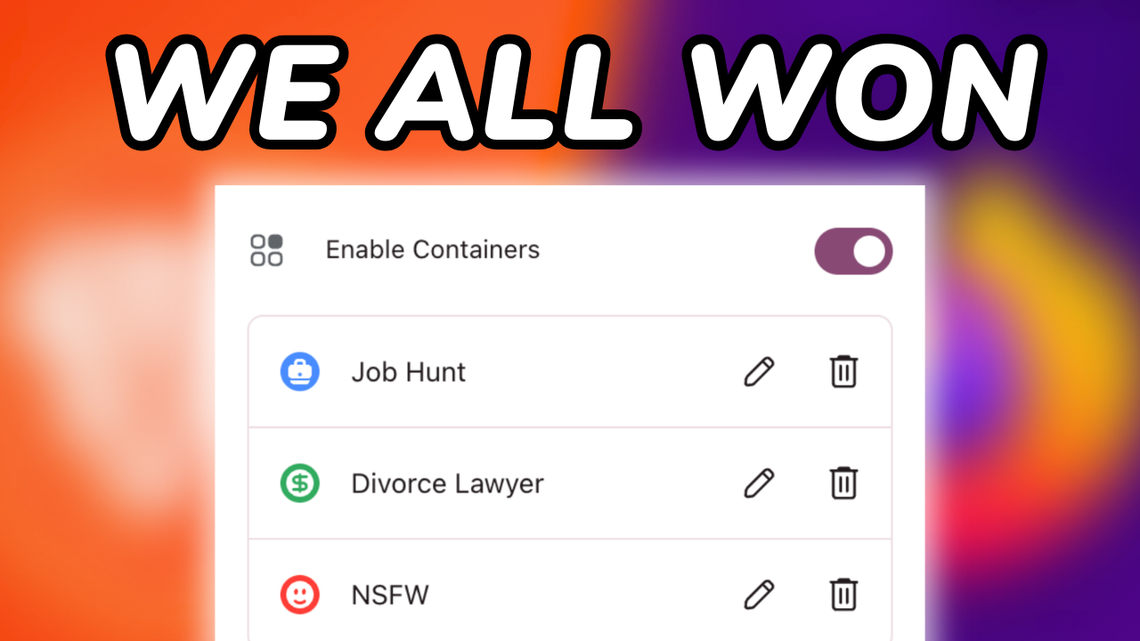 Containers and Profiles Are Now Standard in Both Brave and Firefox