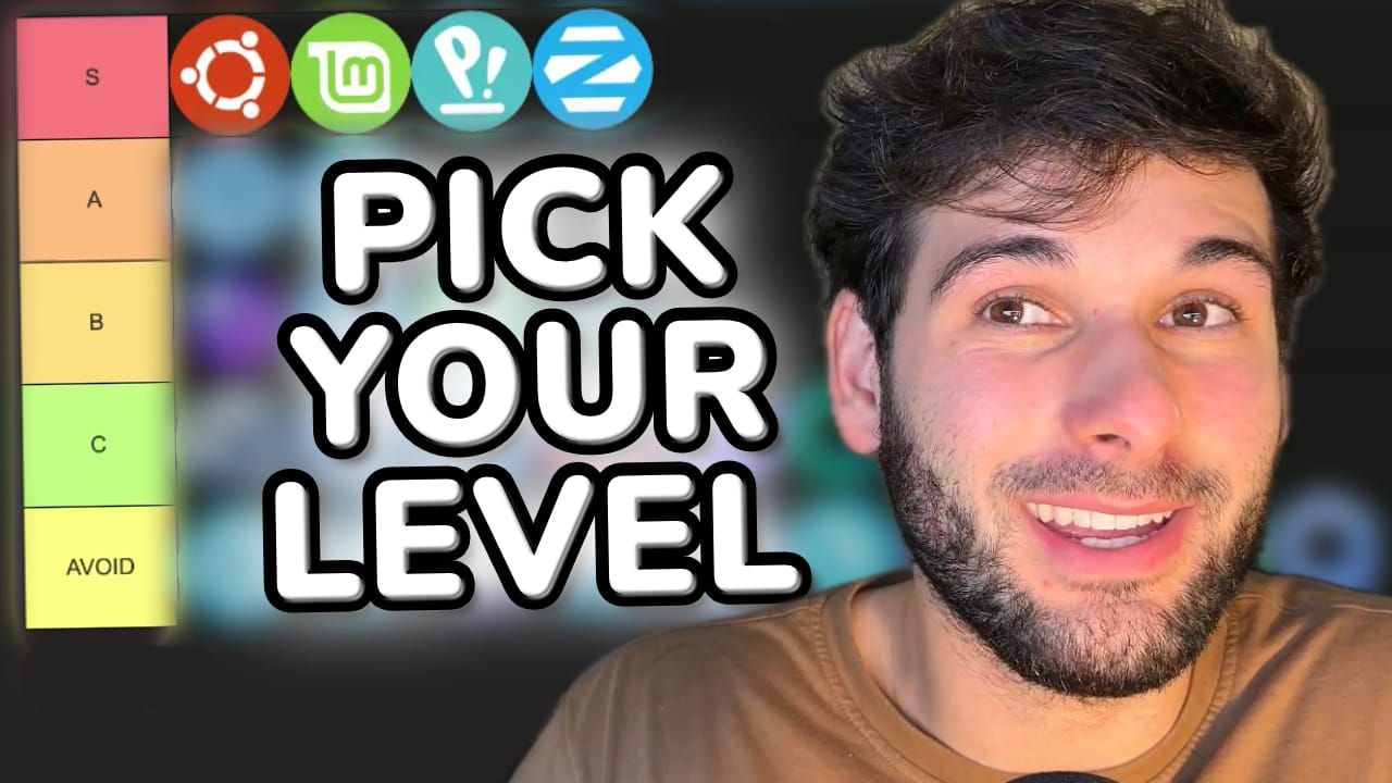 I Ranked Every Major Linux Distro (By Skill Level)