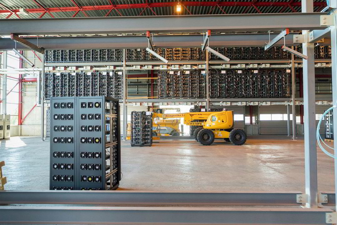 Kryptovaults anlegg på Follum utenfor Hønefoss.