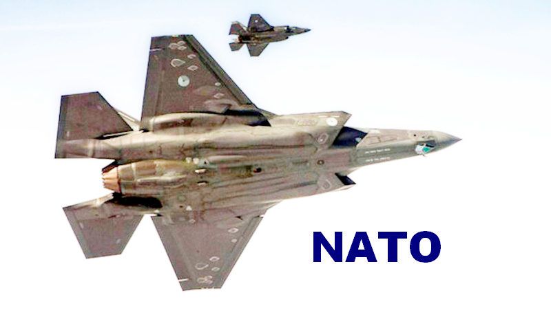 Two F-35 fighter jets of the Royal Netherlands Air Force are seen in a file photo. (Courtesy of Netherlands Air Force)