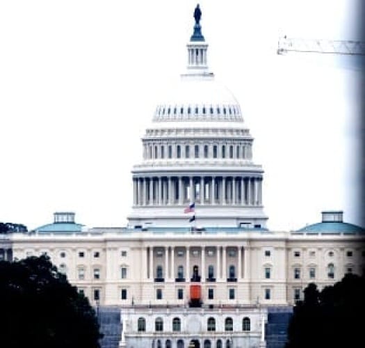 The Capitol Building is seen from the National Mall in Washington D.C. on Friday, August 9, 2024.