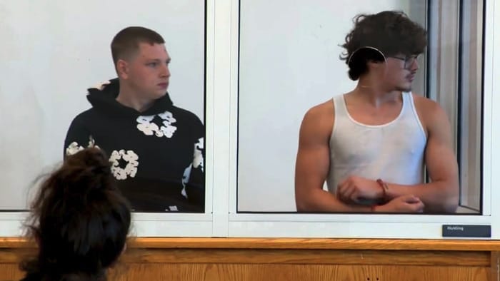 William Cantwell, 19 (left) and Julian Bowers, 18 (right)