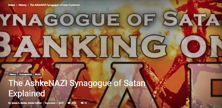 The AshkeNAZI Synagogue of Satan Explained