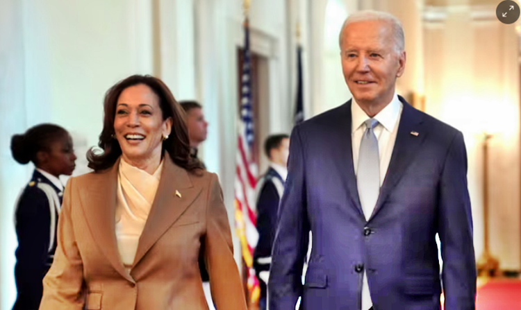 US election live updates: top Democrats back Kamala Harris as donations surge after Biden steps aside