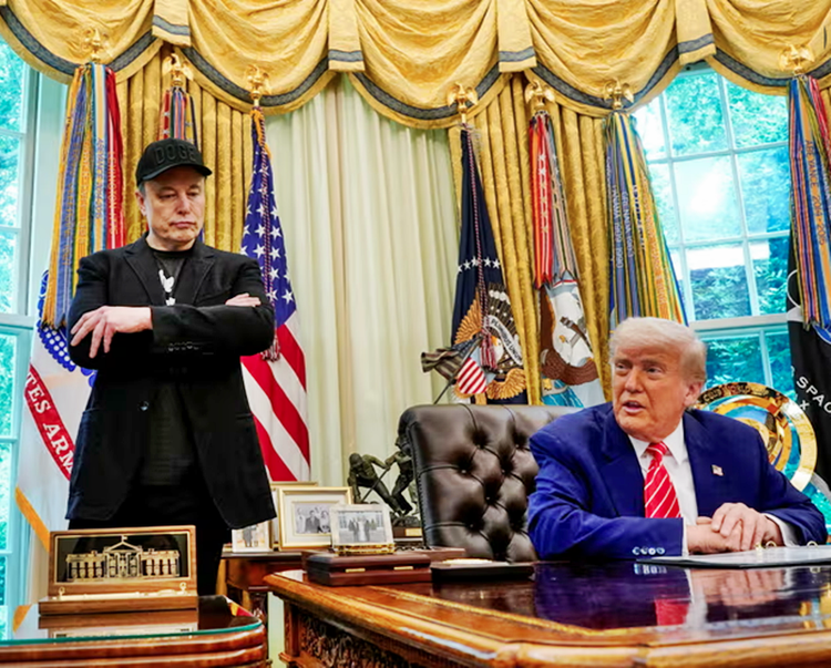 Trump and Musk’s very public feud is like Alien v Predator for political nerds