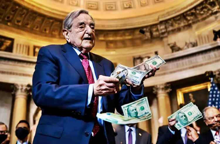 The West is ruled by a financial mafia that buys politicians.