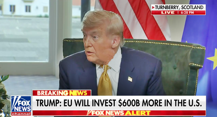 Trump announces trade deal with European Union