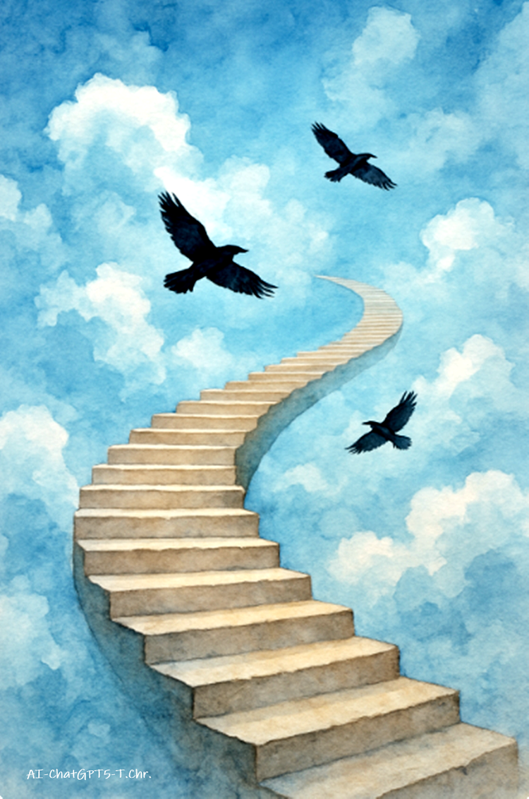 The Curved Stair to Eternity