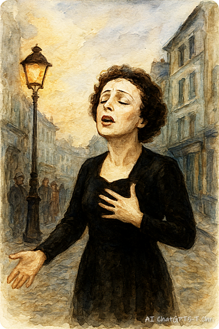 ÉDITH PIAF: THE LITTLE SPARROW WHO SANG THROUGH THE STORM