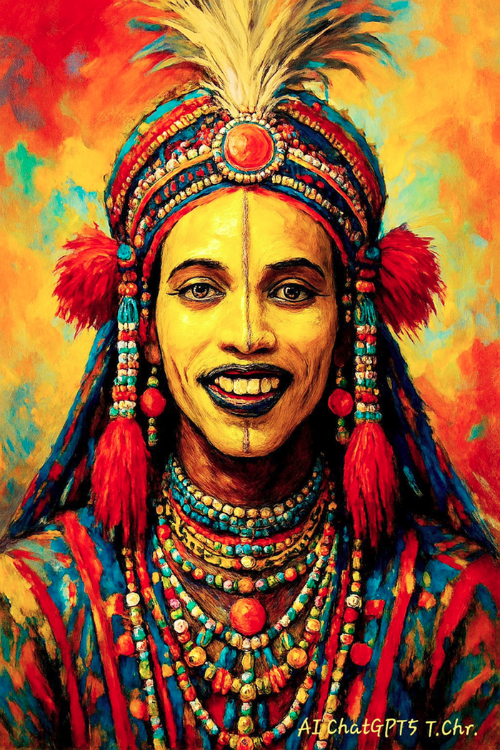 THE WODAABE: A LIVING STORY OF BEAUTY.