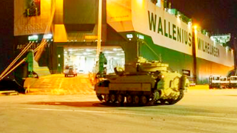 Track US Vessel With 60 Bradley Tanks Bound For Ukraine