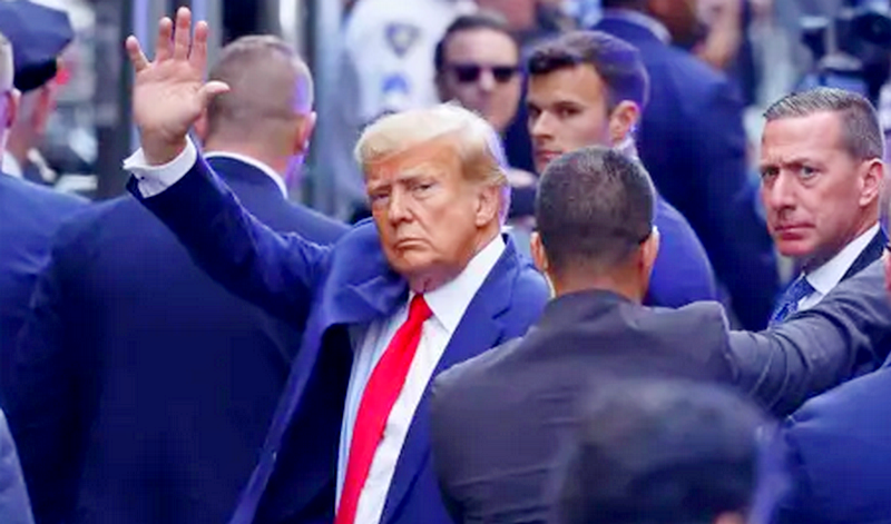 Trump indictment live: ex-US president under arrest at New York court in hush money case
