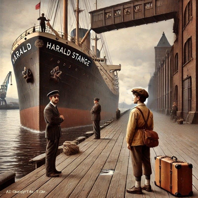 HIS FIRST SEA VOYAGE