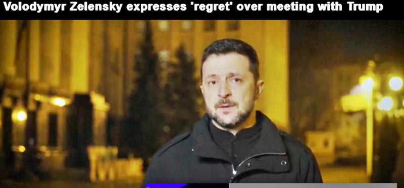 Ukraine LIVE: Zelensky slaps down Donald Trump as he refuses two demands