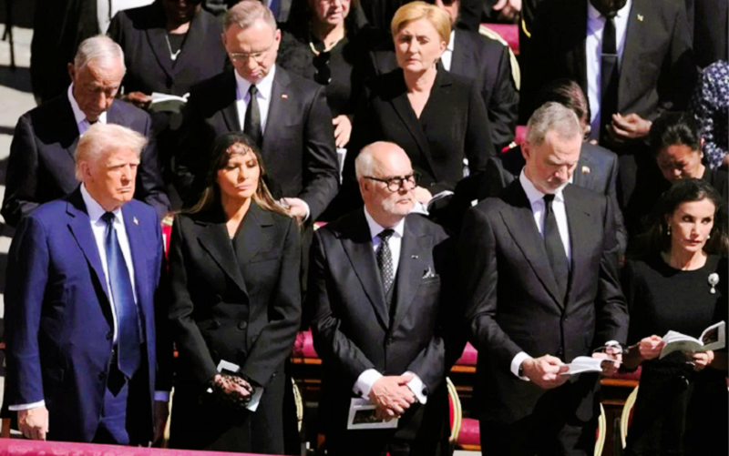 TRUMP’S BLUE SUIT WAS HISTORIC: THE DAY THE OLD GUARD WAS BURIED