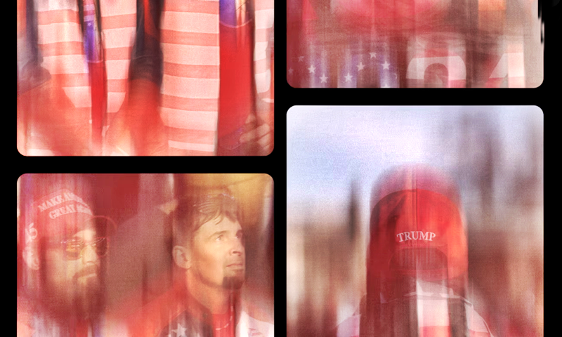 ‘He loves us and he’s doing it’: Trump fans’ faith undimmed by first 100 days