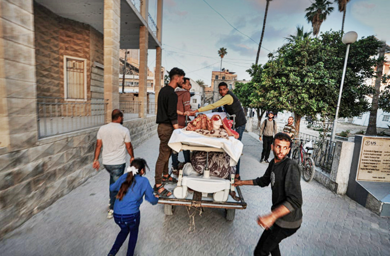 Thousands Flee in Gaza City After Israel Issues Mass Displacement Orders and Vows to Attack ”With Great Force”