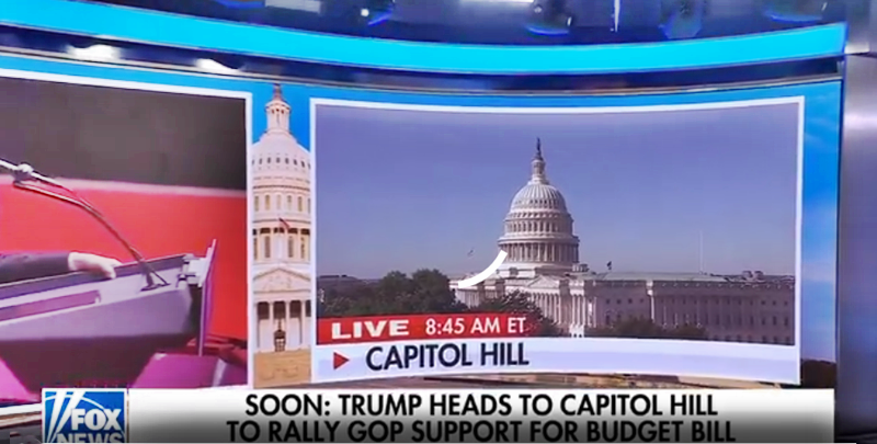 Trump says GOP is unified as he delivers 'pep talk' for 'big, beautiful bill'