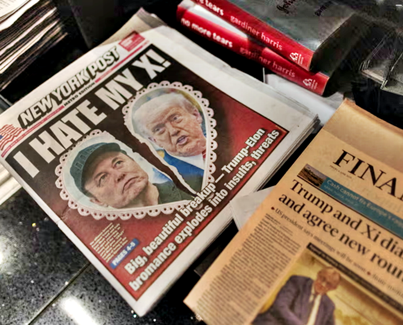 The Guardian view on the Trump-Musk feud: we can’t rely on outsized egos to end oligopoly