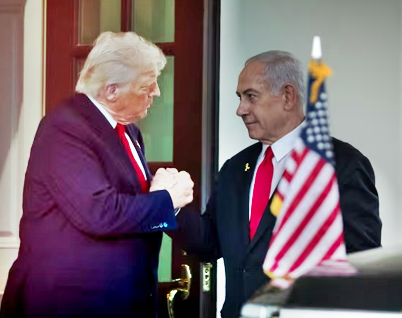 What a difference a week makes: Trump falls into  Netanyahu`s trap.