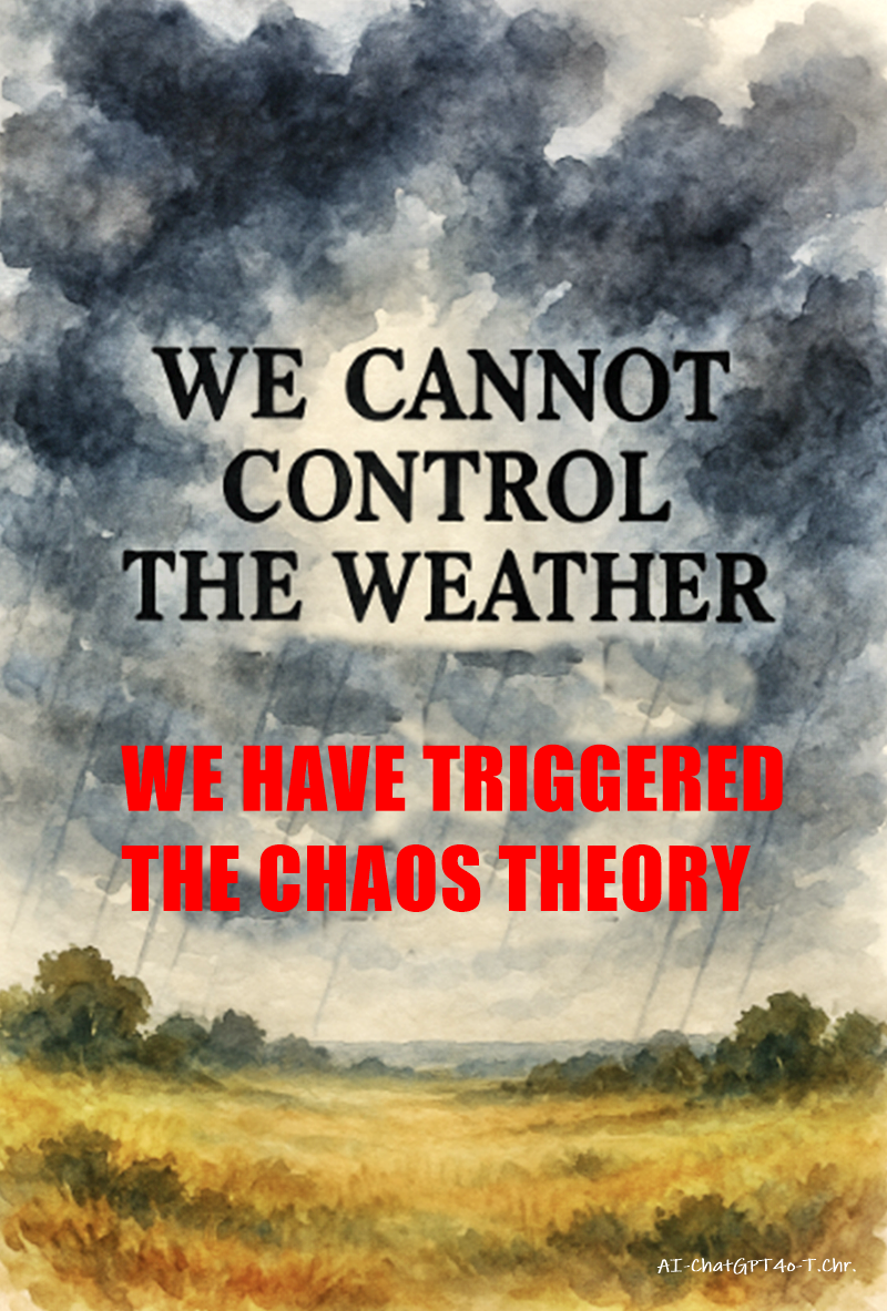 THE WEATHER CORNER WE PAINTED OURSELVES INTO