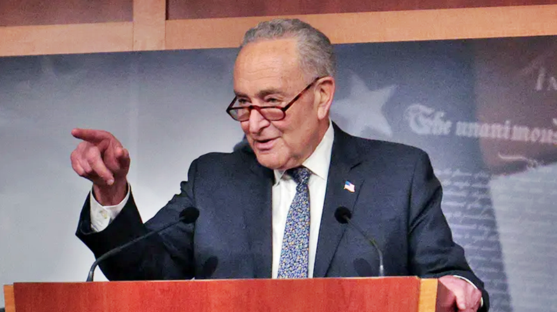 Schumer forces name change for 'big, beautiful bill' moments before it passes.