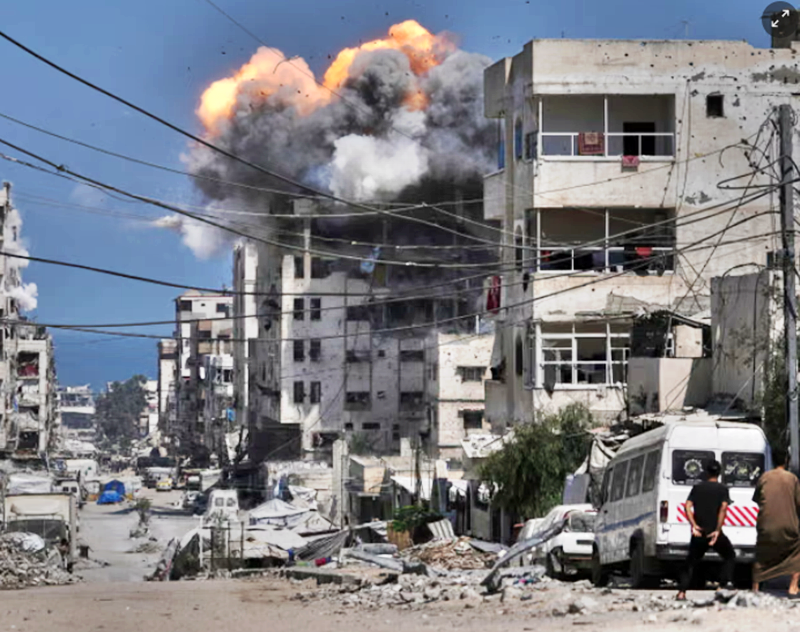Israel launches air and ground assault on Deir al-Balah in central Gaza – Middle East crisis live
